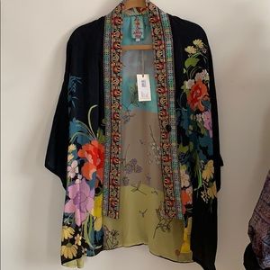 Johnny Was Silk Kimono NWT size small